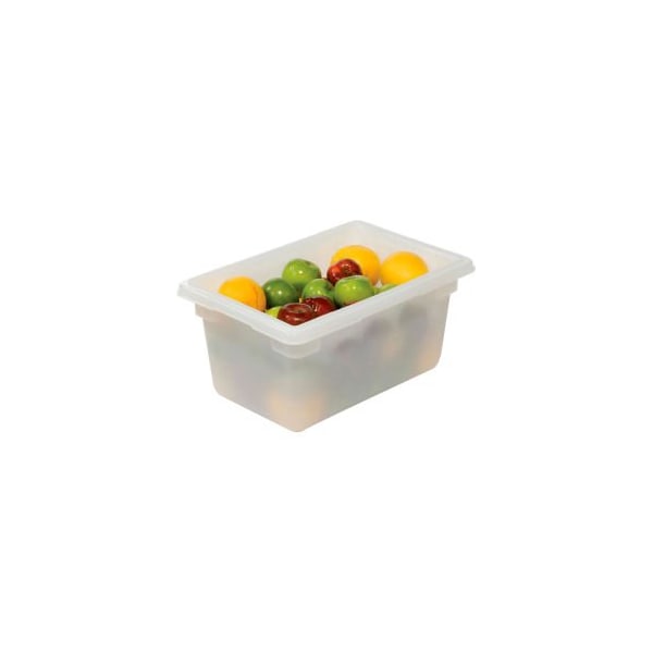 Rubbermaid Commercial Rubbermaid 3504-00 White Plastic Gallon 18 x 12 x 9, PK6 FG350400WHT - main